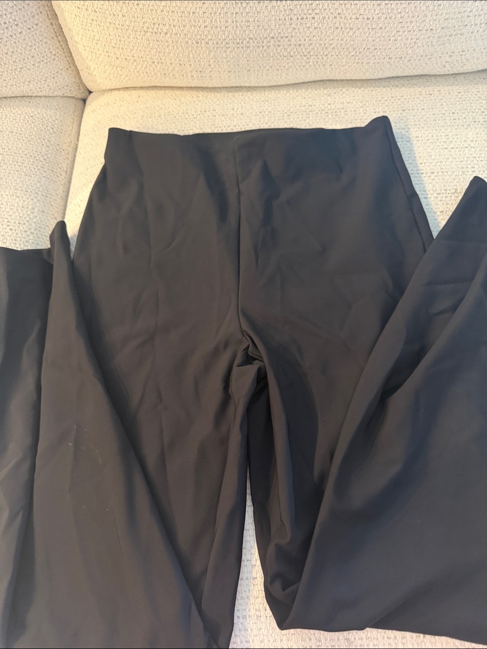 Christian Siriano Black High-Waist Leggings